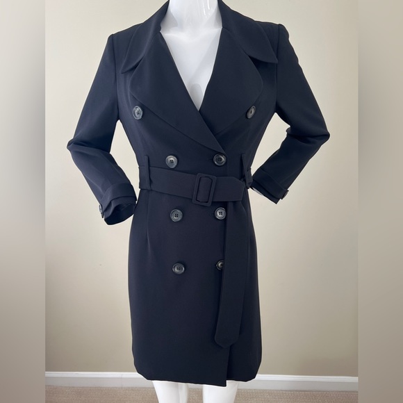 Laundry by Shelli Size 4P Black belted Blazer Dress - Picture 6 of 7
